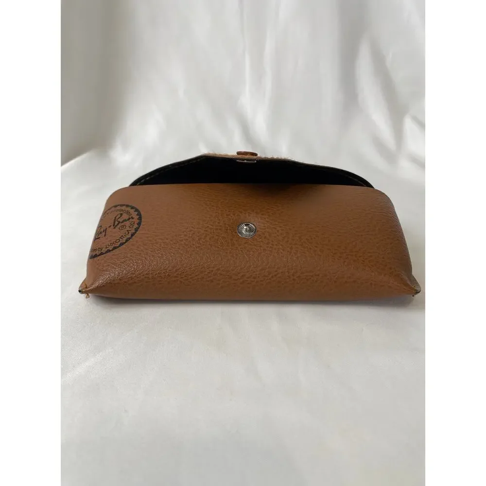 Authentic Ray-ban sunglasses case tan